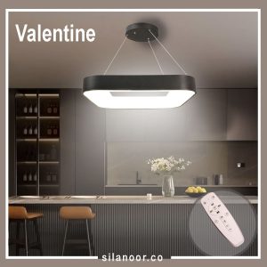 آویز واالنتین مربع مشکی