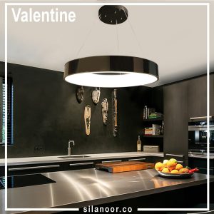 چراغ آویز دایره ریموت ذار